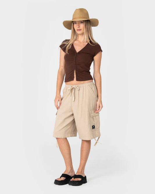 Rusty Gisele Straw Hat