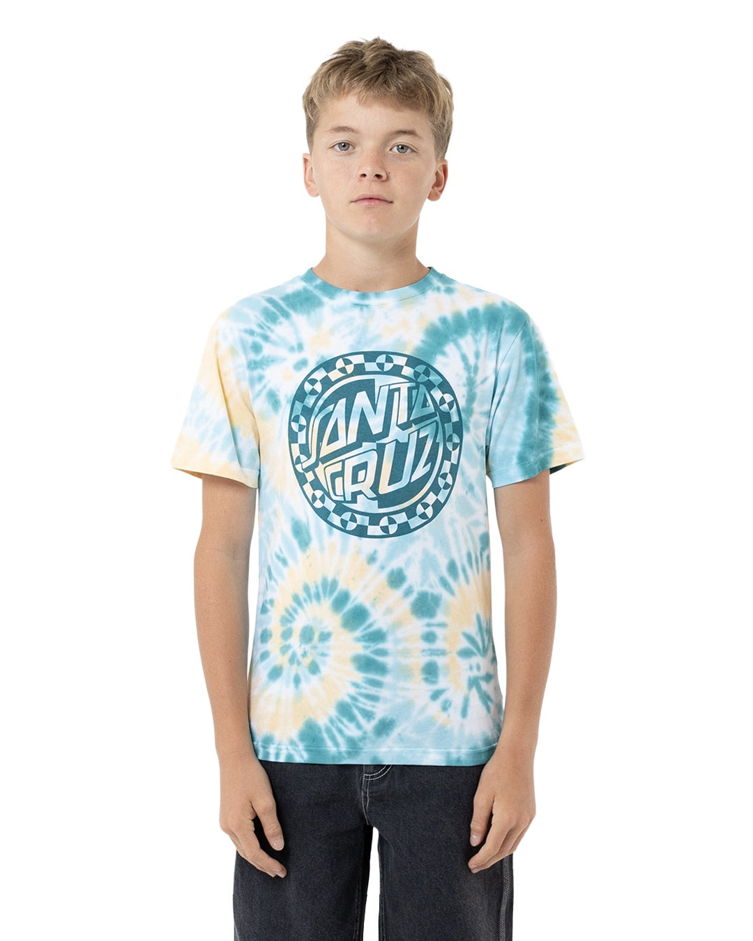 Santa Cruz MALBA CRASH DOT MONO FRONT TEE