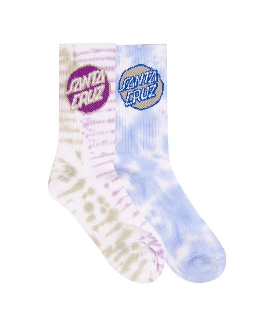 Santa Cruz OTHER DOT REDUX CREW SOCK 2 PACK