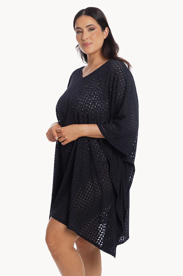 Togs Black Leaf Kaftan
