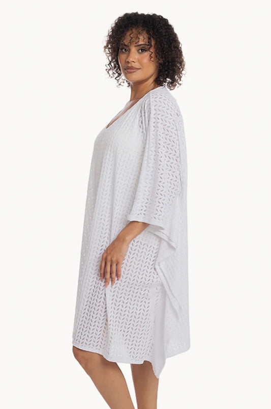Togs White Leaf Kaftan