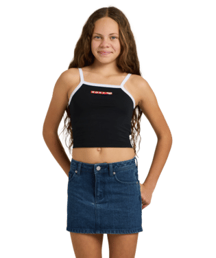 Roxy Rg Backslider Denim Skirt
