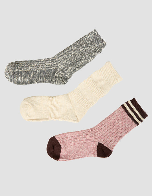 All About Eve AAE SLOUCHY SOCK 3 PACK