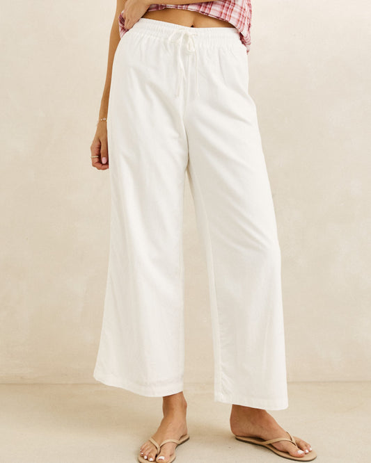 Rhythm Annabelle Lace Trim Beach Pant