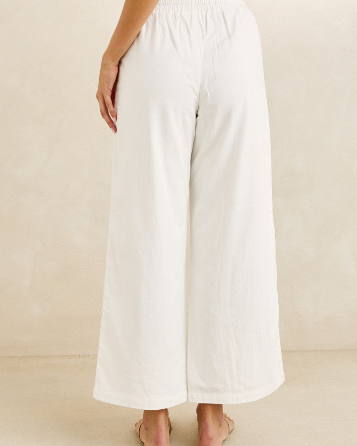 Rhythm Annabelle Lace Trim Beach Pant