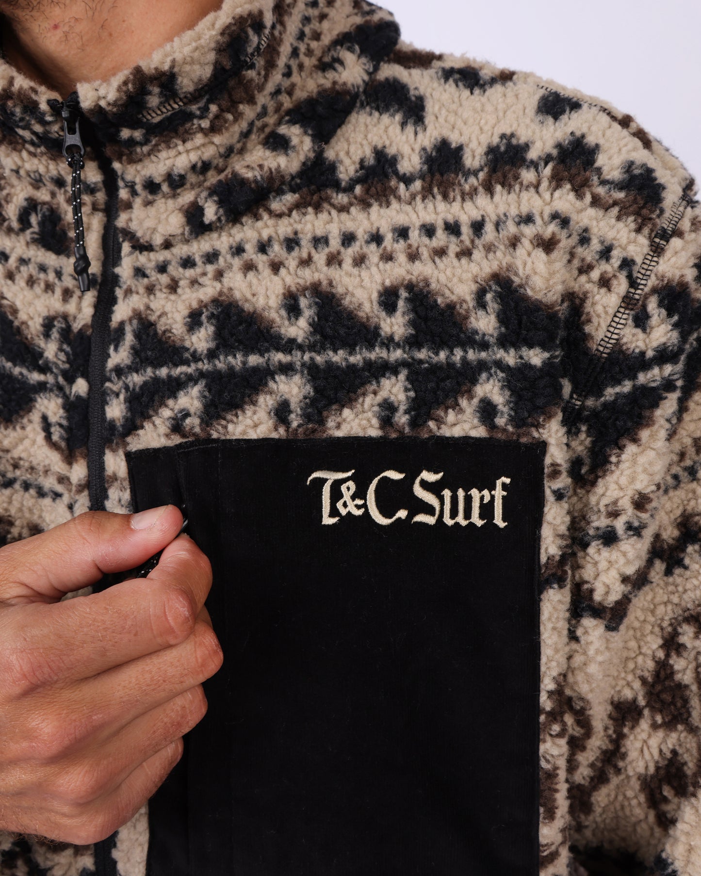 T & C Breaker Zip Thru Polar Fleece