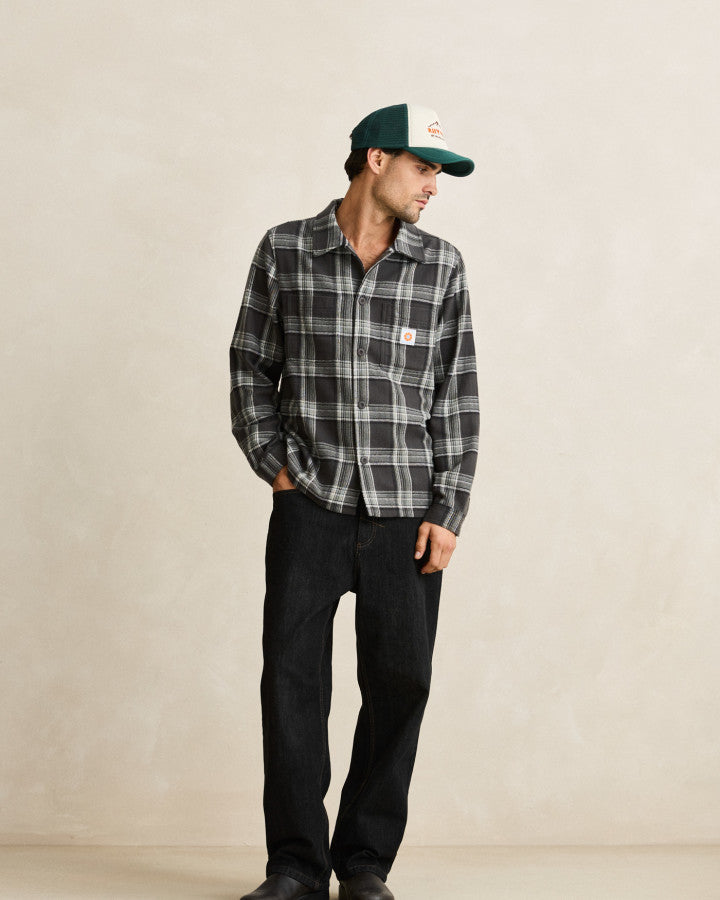 Rhythm Alex Check Ls Shirt