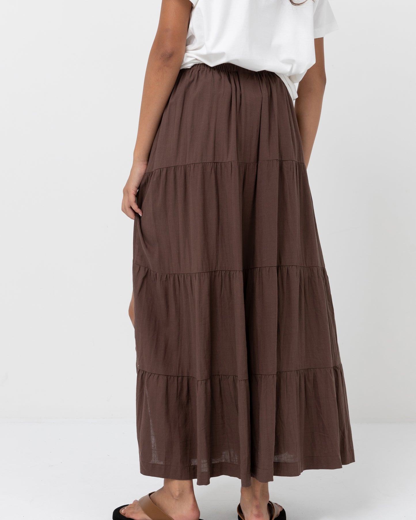Rhythm Classic Tiered Maxi Skirt