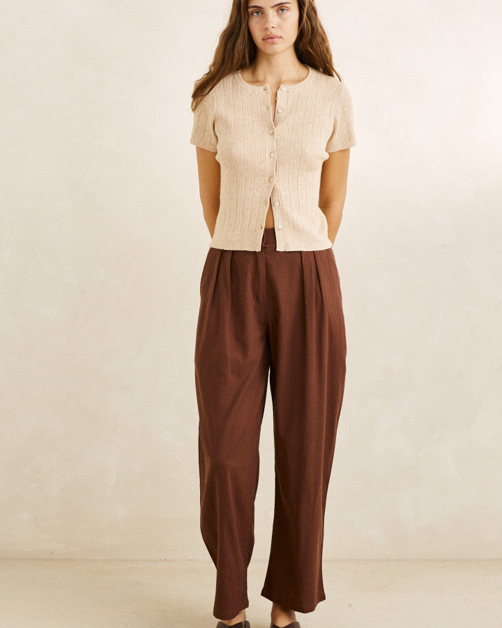 Rhythm Dana Short Sleeve Cardigan