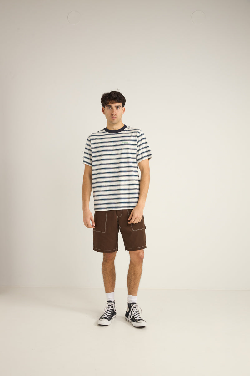 Rhythm EVERYDAY STRIPE SS T-SHIRT