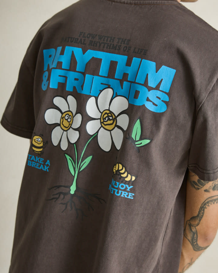 Rhythm Flower Friends Band SS T-Shirt