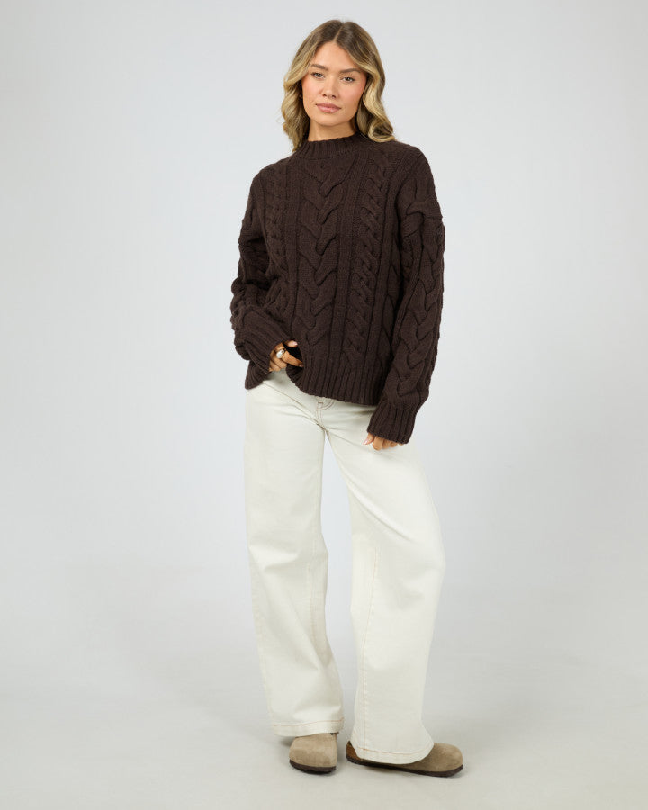 All About Eve HIGGINS CABLE KNIT