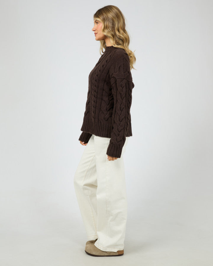 All About Eve HIGGINS CABLE KNIT