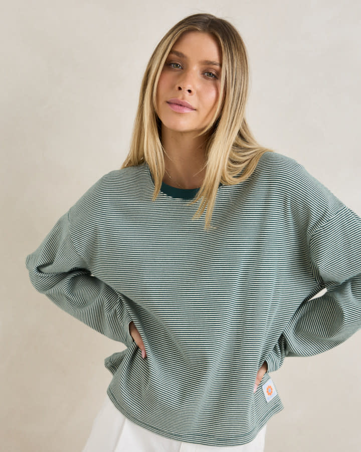 Rhythm Lexi Stripe Long Sleeve Top