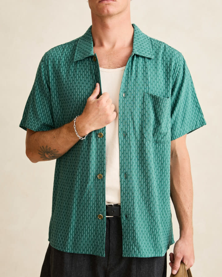 Rhythm Linen Float Stitch SS Shirt