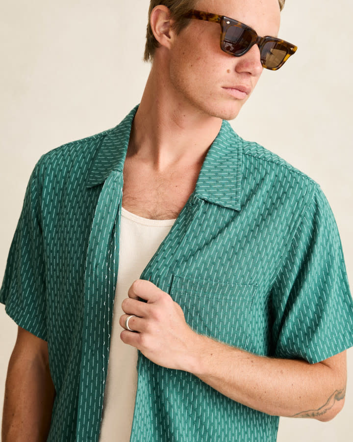Rhythm Linen Float Stitch SS Shirt