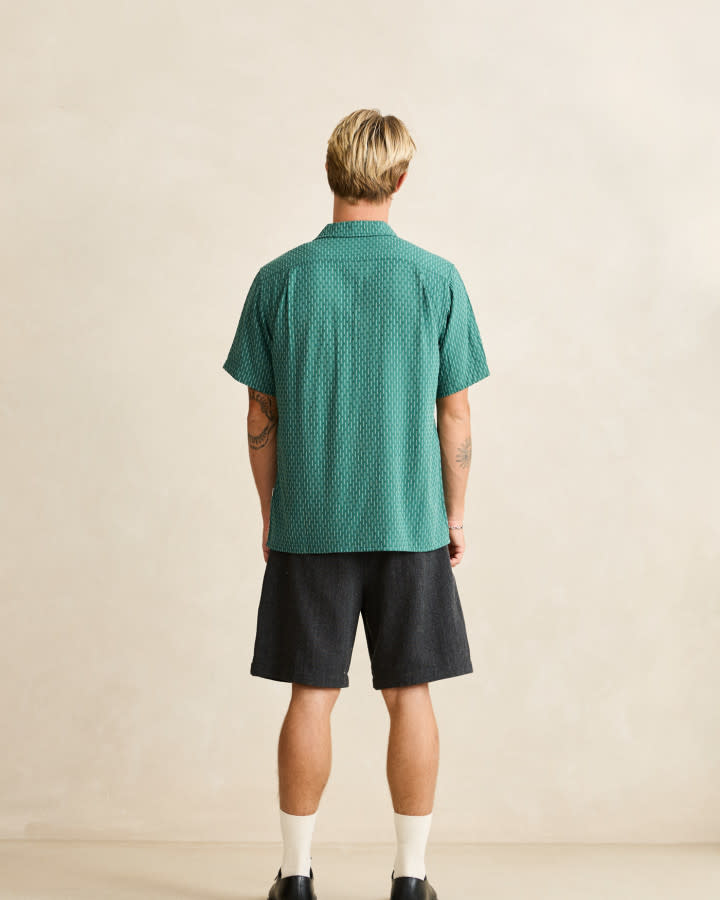 Rhythm Linen Float Stitch SS Shirt