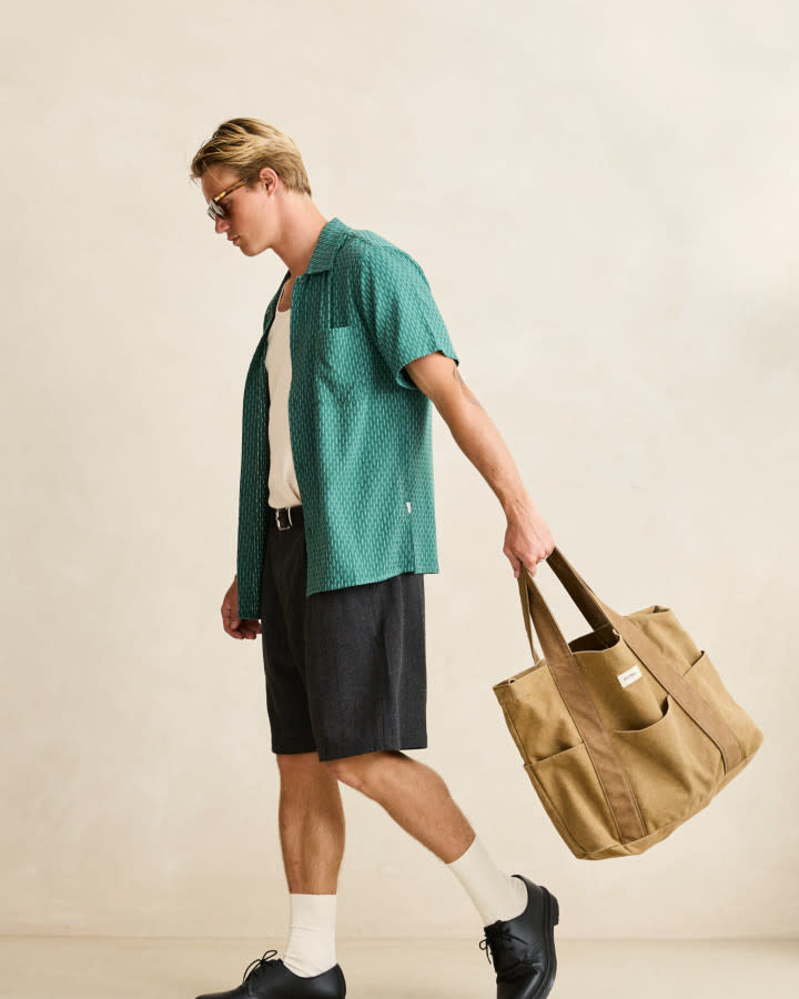 Rhythm Linen Float Stitch SS Shirt