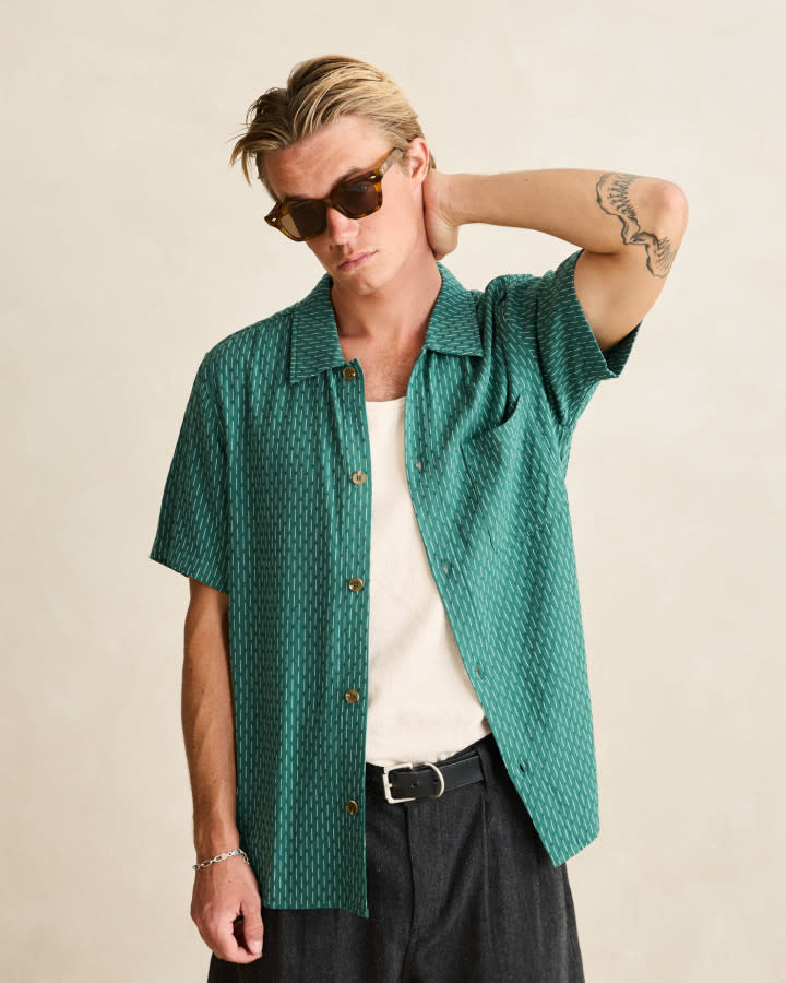 Rhythm Linen Float Stitch SS Shirt