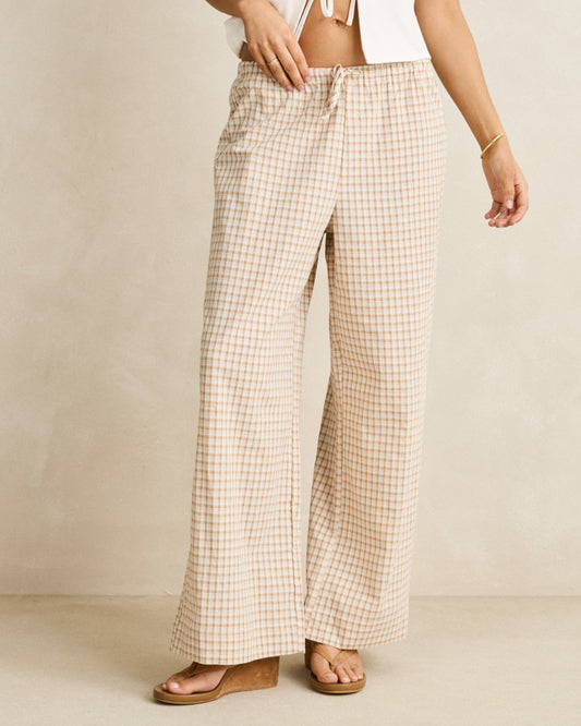 Rhythm London Check Beach Pant