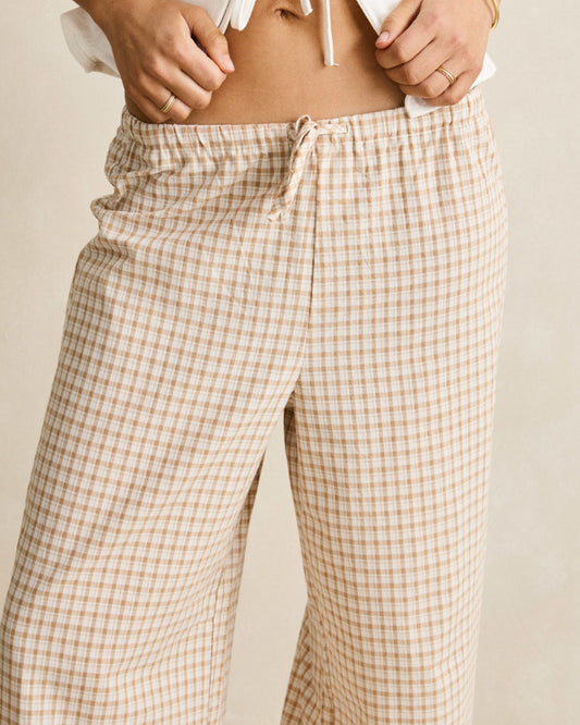 Rhythm London Check Beach Pant