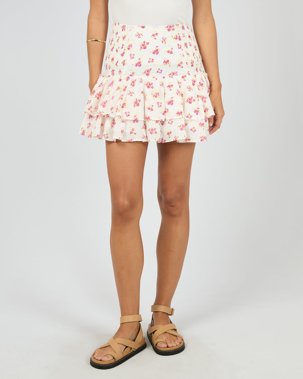 All About Eve Lorelai Floral Mini Skirt