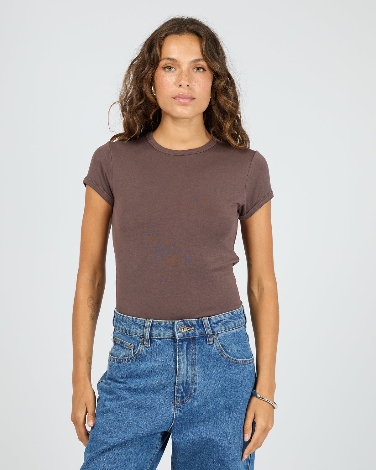 Silent Theory Luxe Rib Baby Tee