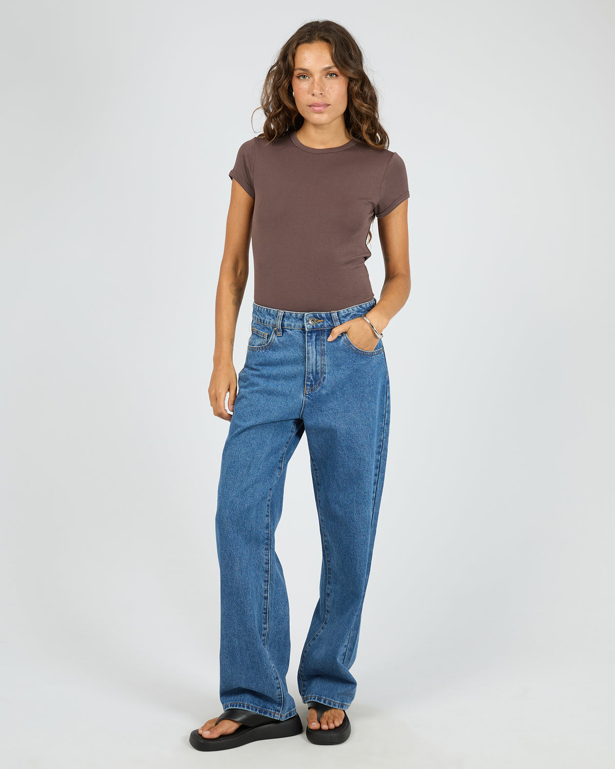 Silent Theory Luxe Rib Baby Tee