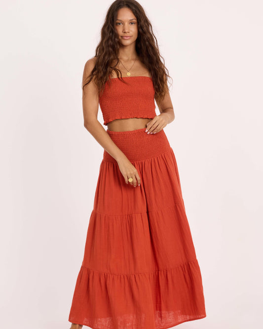 Sisstr Makena Woven Skirt-Cay