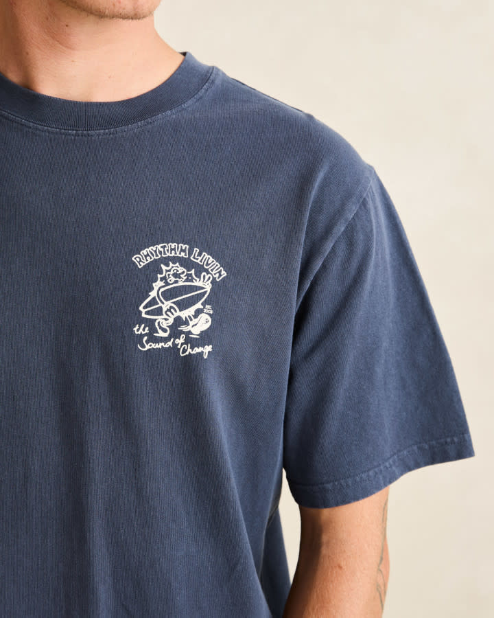 Rhythm Peace Sun Vintage SS T-Shirt