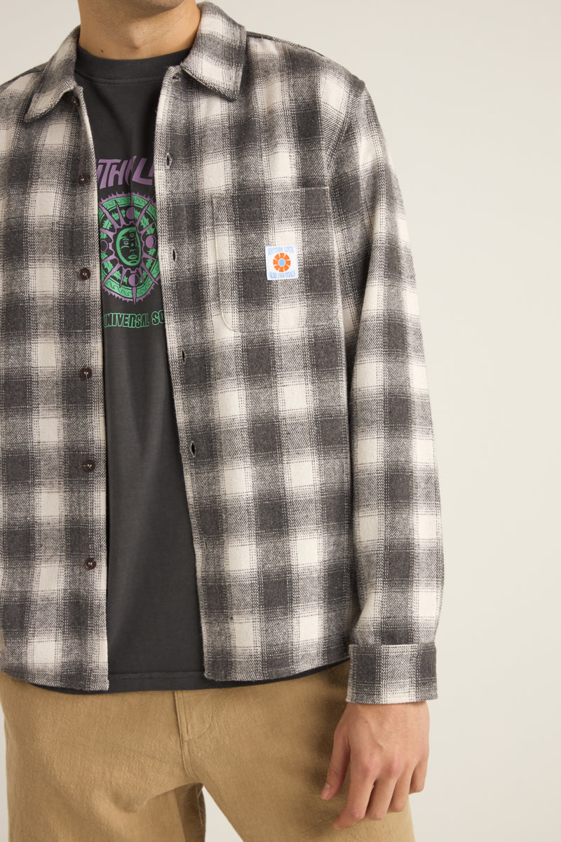 Rhythm PLAID LS FLANNEL SHIRT