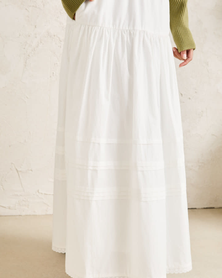 Rhythm Solene Ruffle Midi Skirt