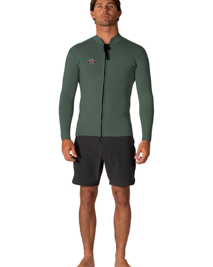 Vissla SOLID SETS 2MM FRONT ZIP JACKET-ARM