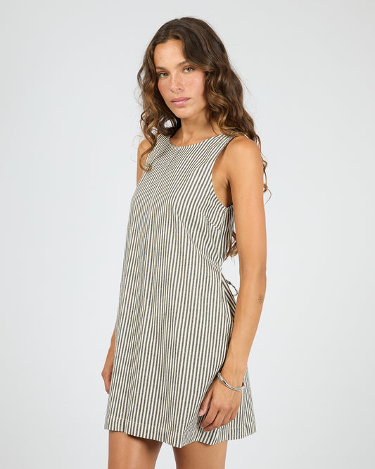 Silent Theory Sunday Tie Waist Mini Dress
