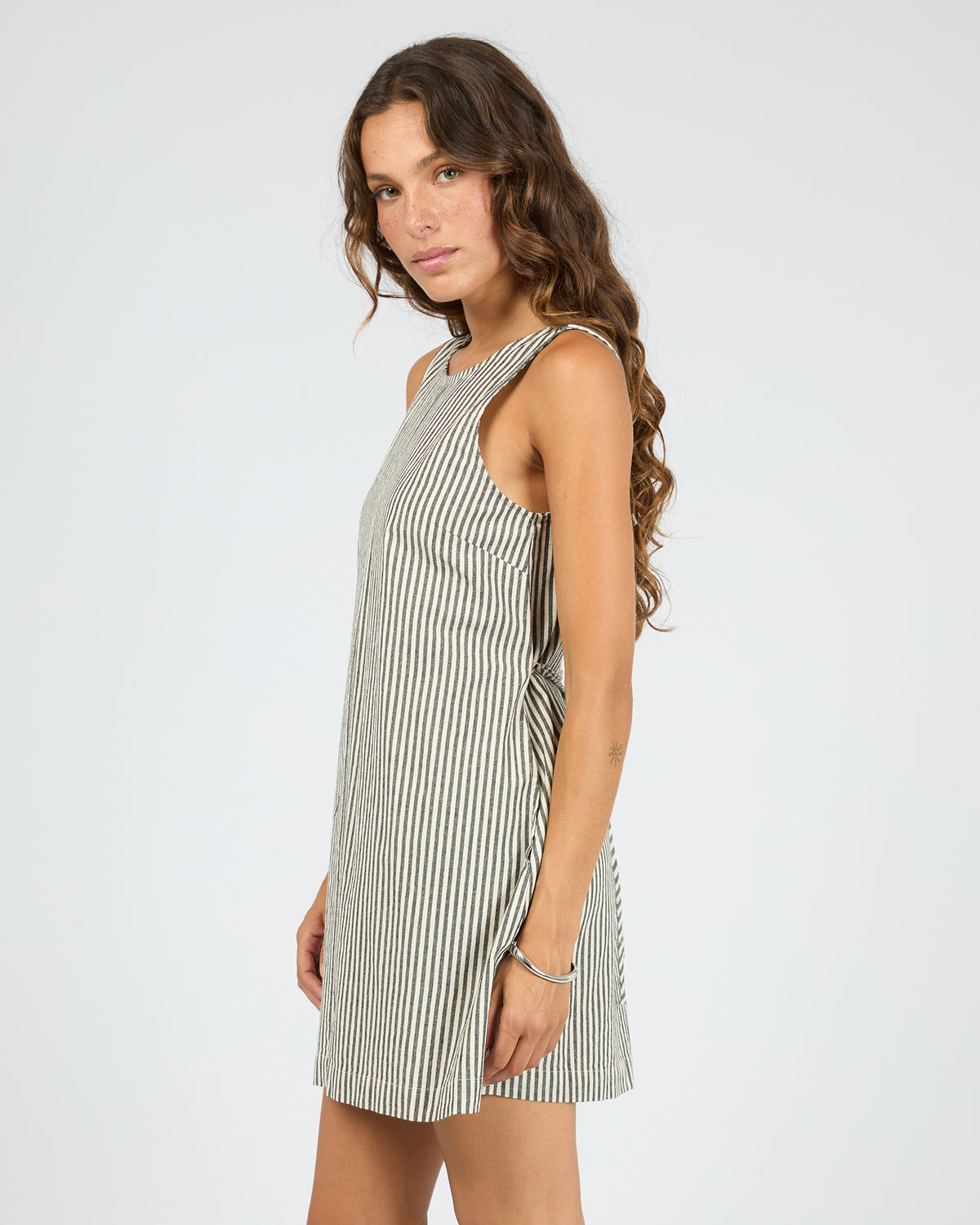 Silent Theory Sunday Tie Waist Mini Dress