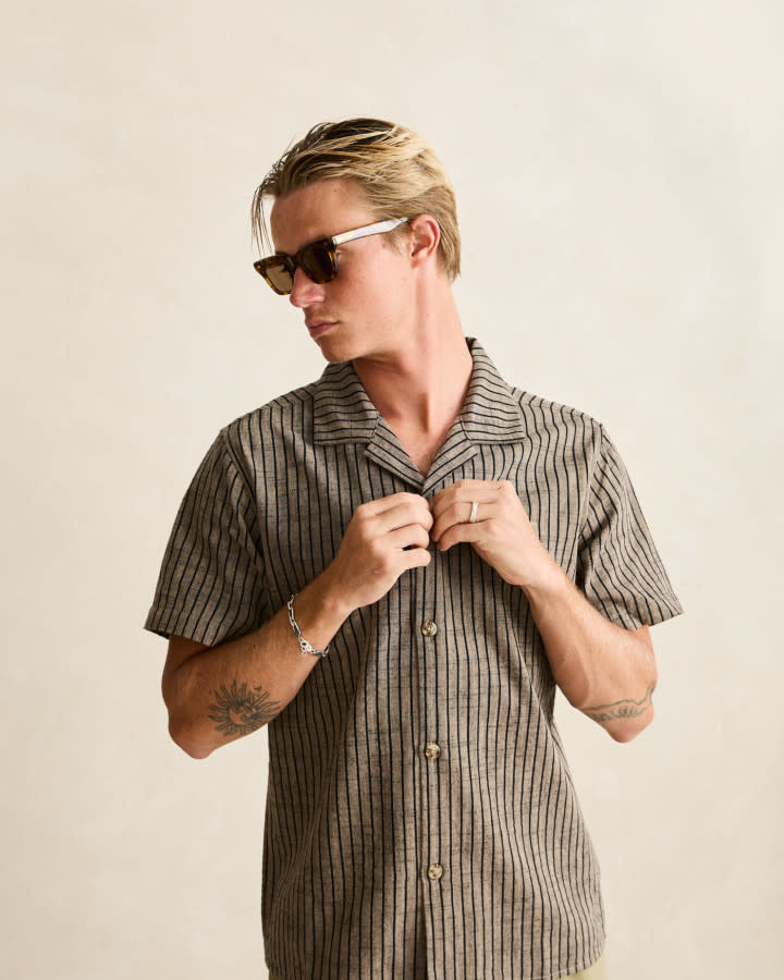 Rhythm Texture Stripe SS T-Shirt