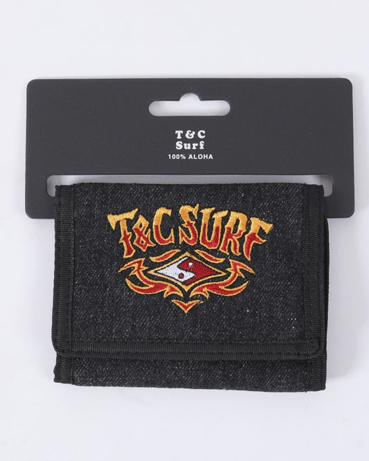 T & C Thrift Nylon Velcro Wallet
