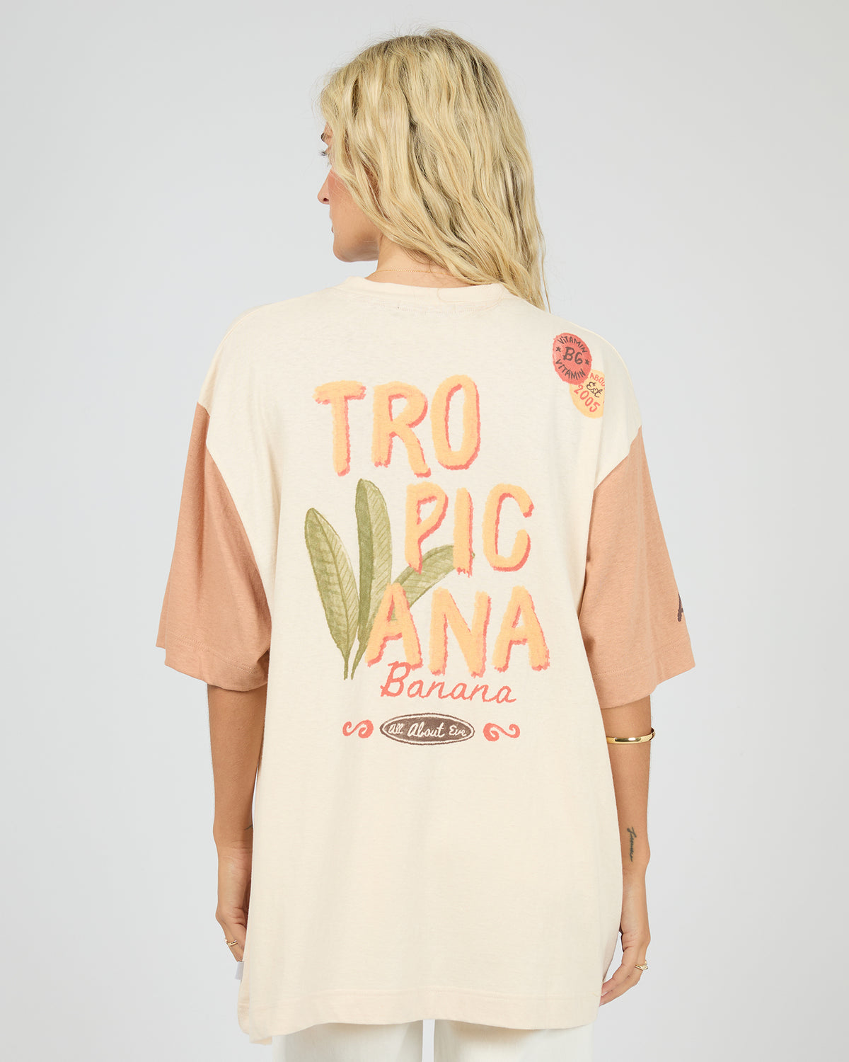 All About Eve Tropical Oversized Tee