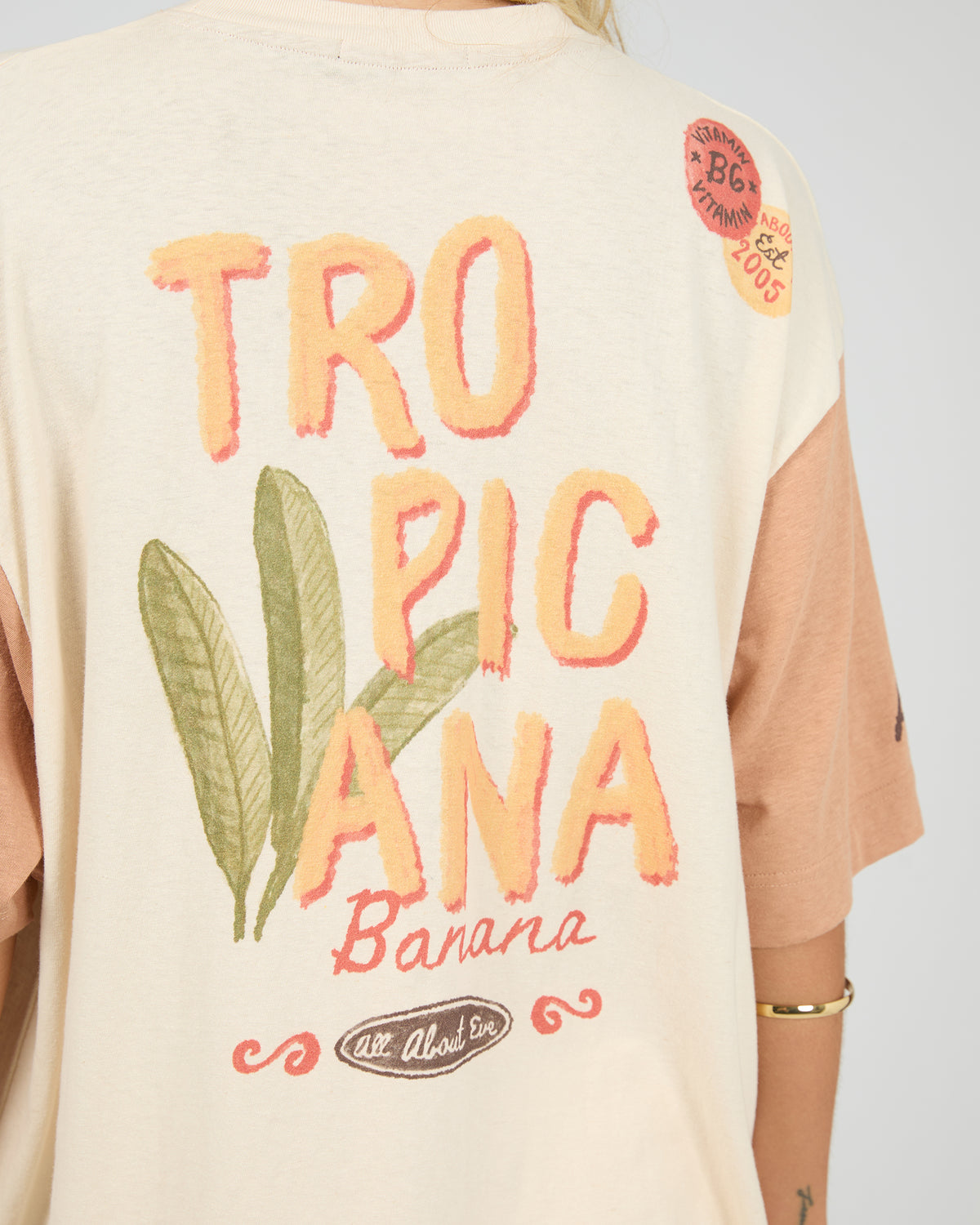 All About Eve Tropical Oversized Tee