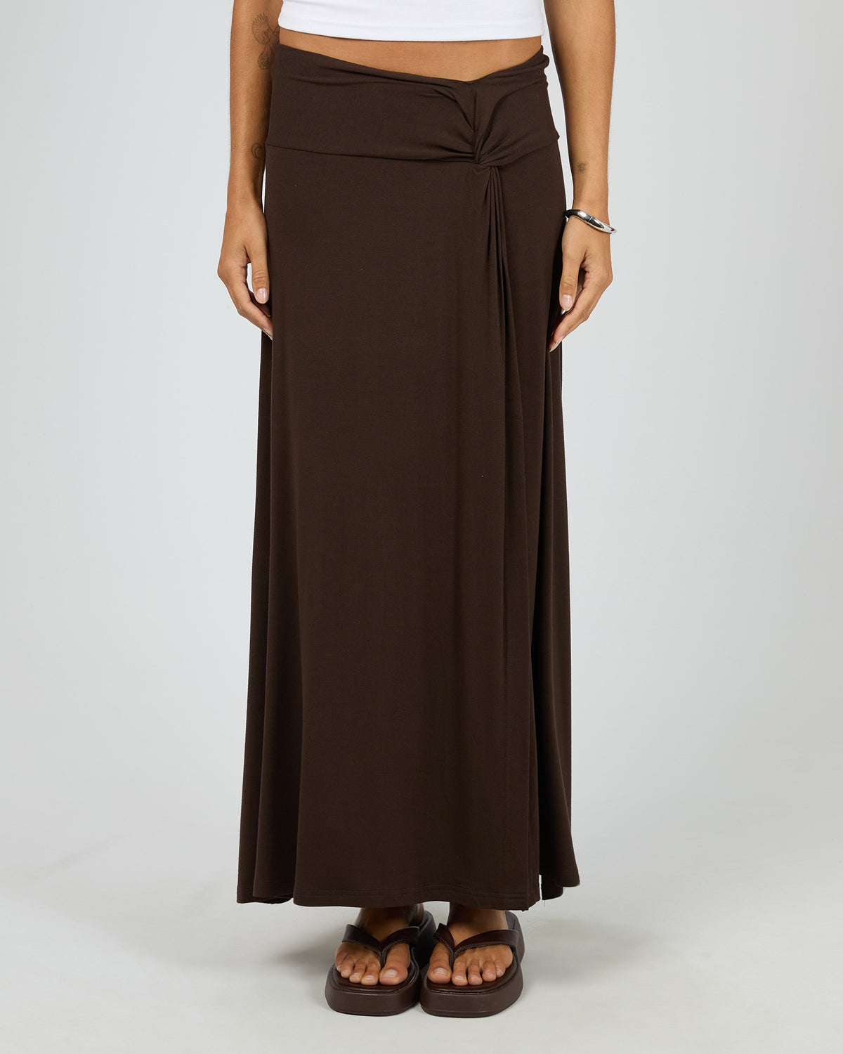 Silent Theory Twist Detail Maxi Skirt