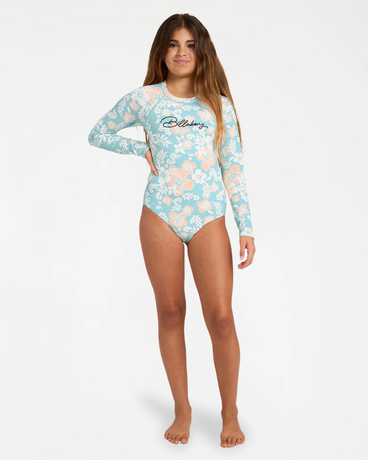 Billabong Hibiscus Haze LS Bodysuit