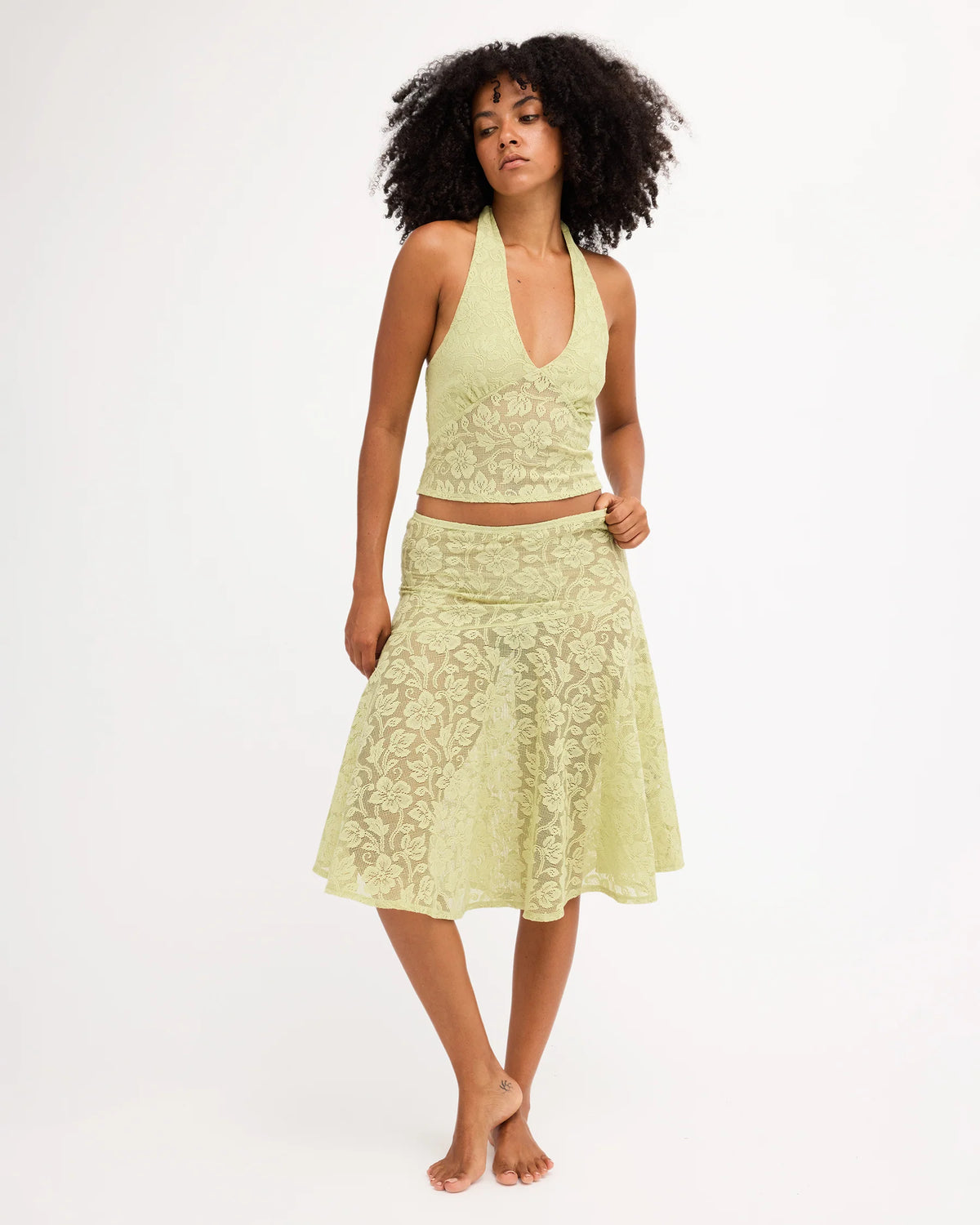 Billabong Paisley Lace Top