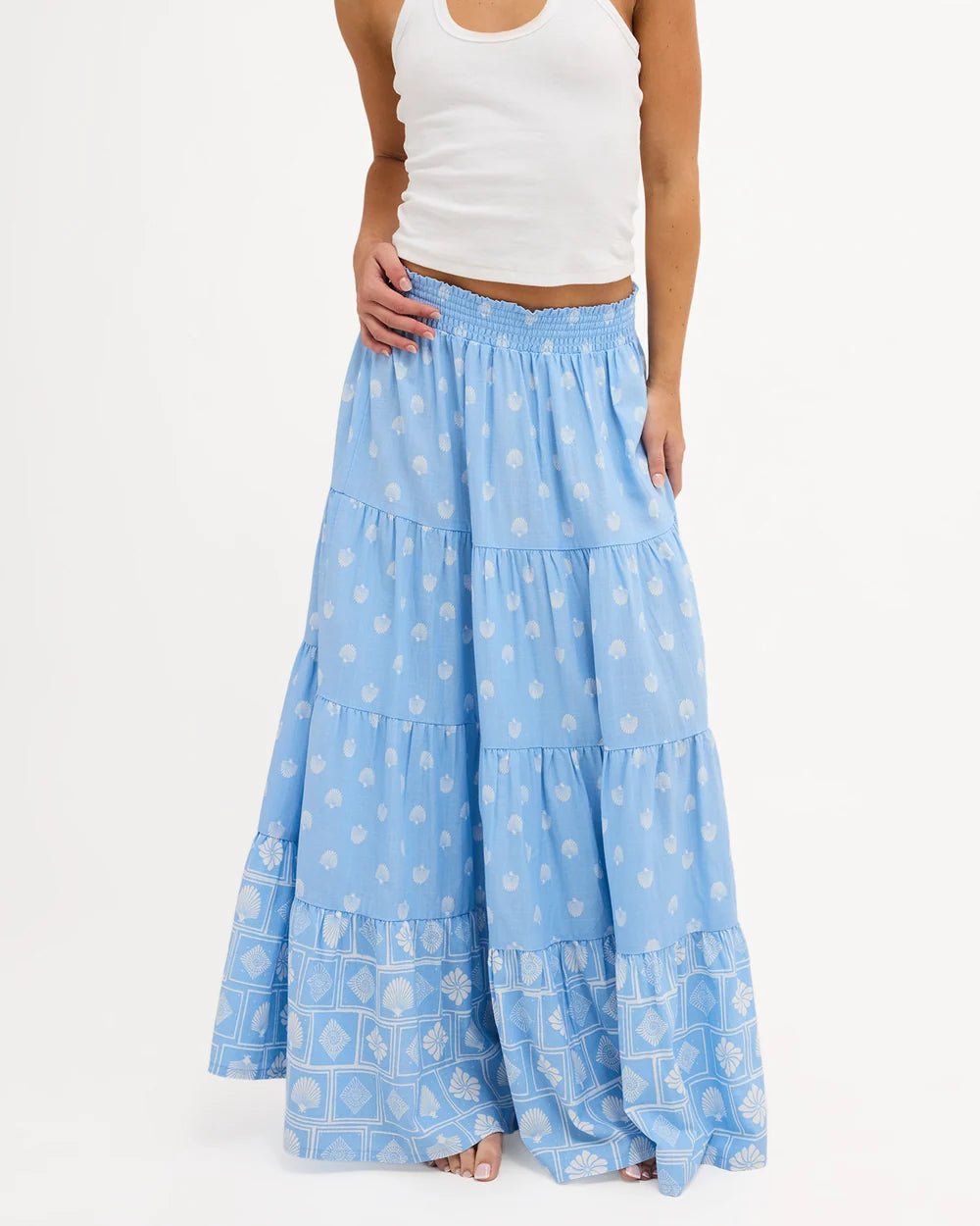 Roxy Cactus Flower Maxi Skirt