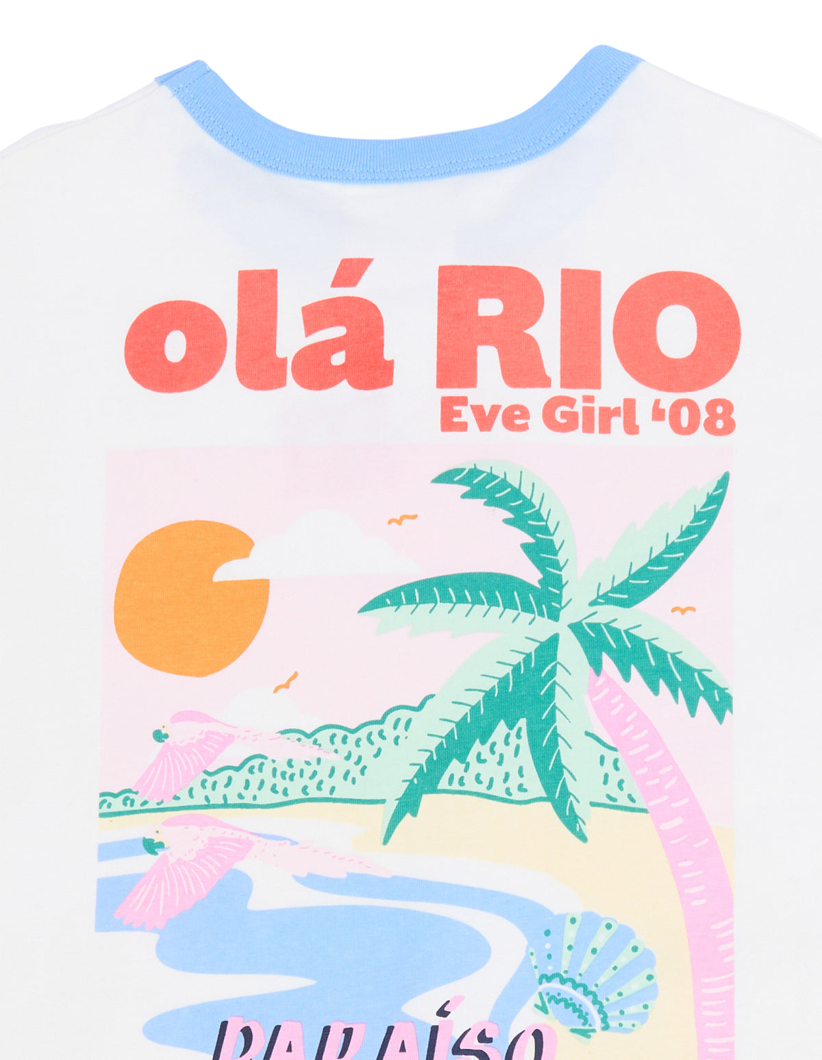 Eve Girl Vacay Ringer Tee