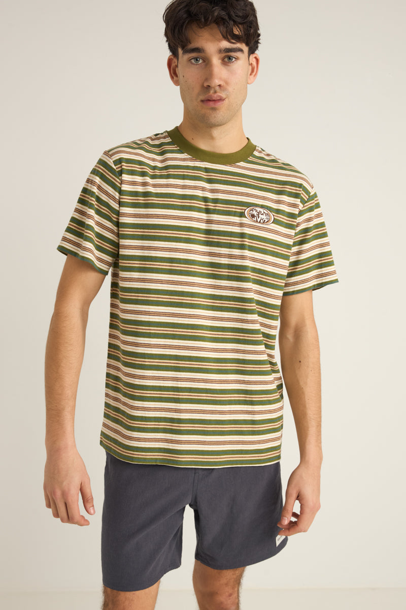 Rhythm VINTAGE STRIPE SS SHIRT