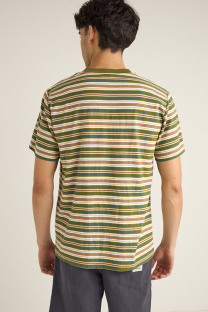Rhythm VINTAGE STRIPE SS SHIRT