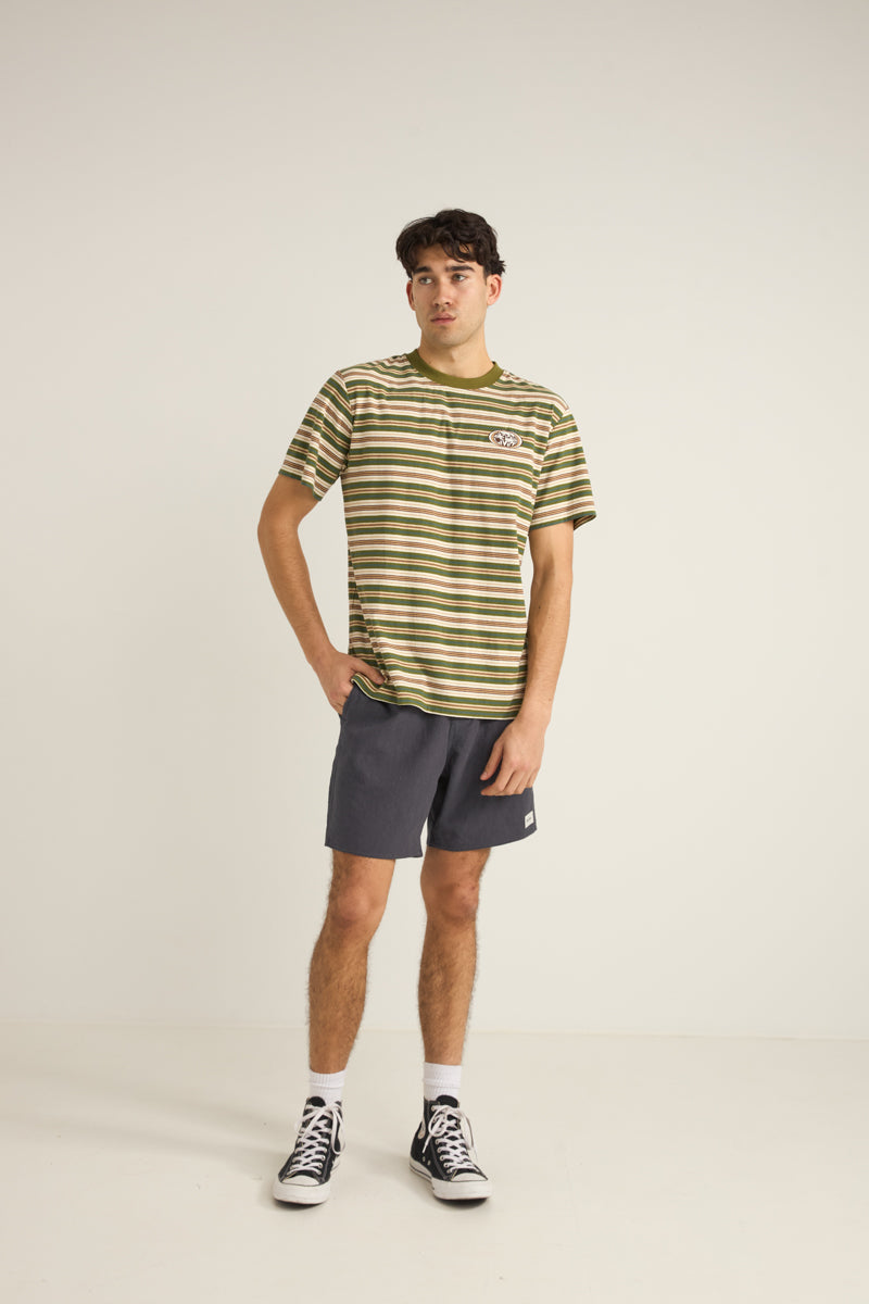 Rhythm VINTAGE STRIPE SS SHIRT